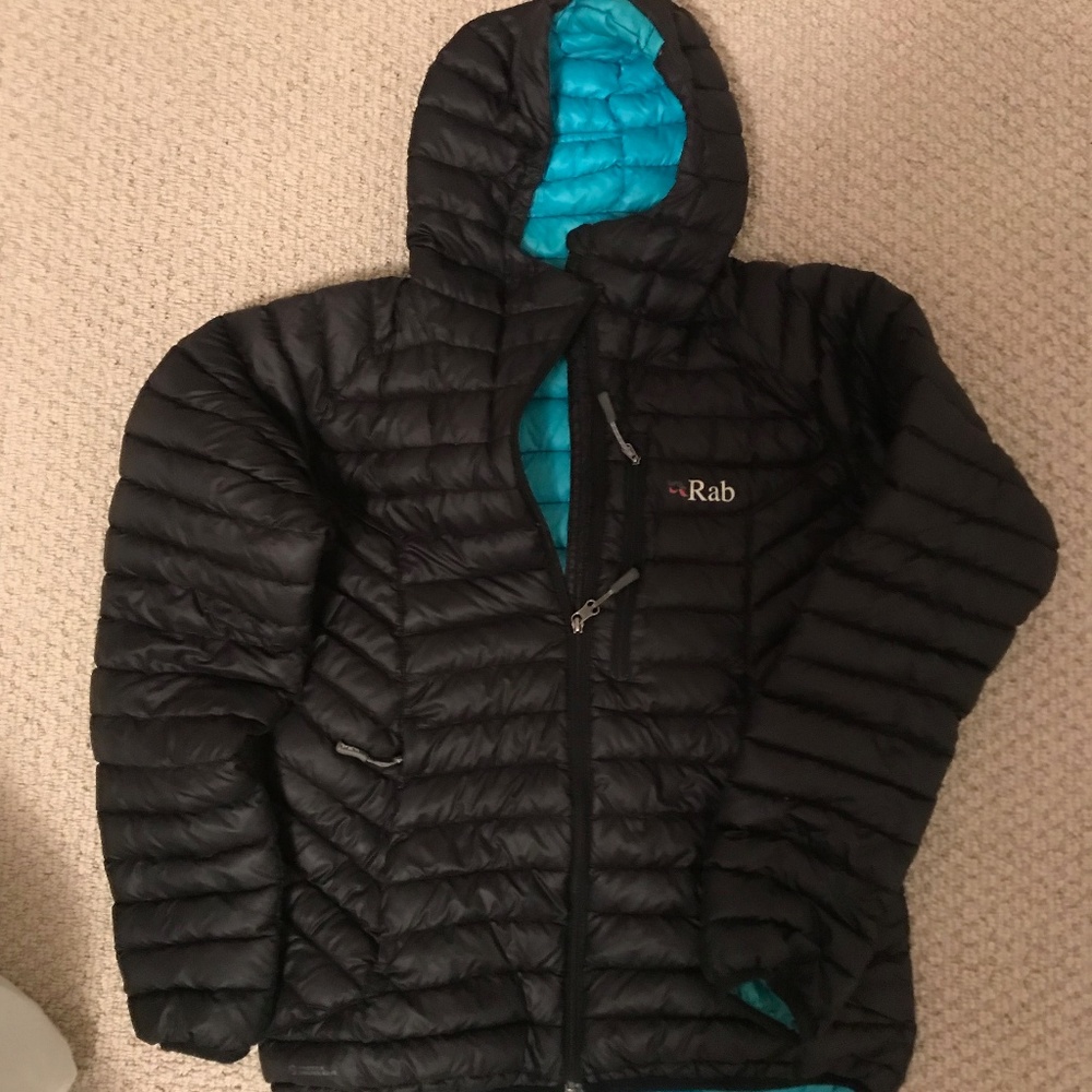 Rab Microlight Alpine Down Jacket: Black